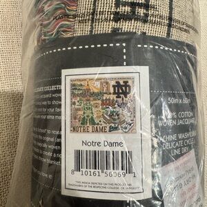 Studio Black and Gold Collegiate Throw